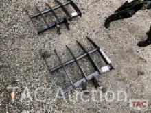 New 19in Mini Excavator Rake Attachment