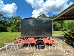 Precision Solar Controls Towable Message Board