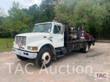 1999 International 4700 Flatbed Fuel Truck