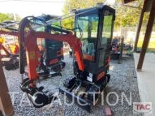 New AGT QH13R Enclosed Cab Mini Excavator