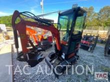 New AGT QH13R Enclosed Cab Mini Excavator