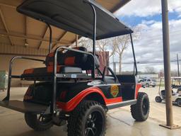 2003 Club Car Custom Harley Davidson Motif Golf Cart