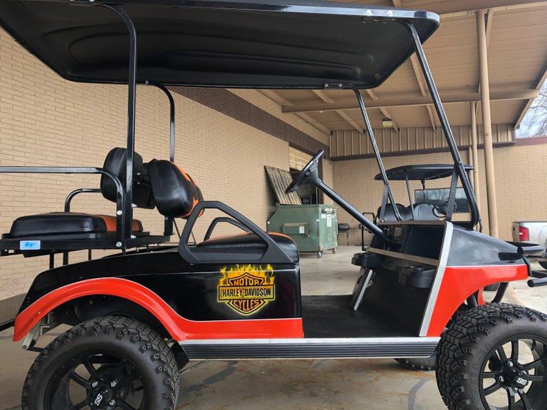 2003 Club Car Custom Harley Davidson Motif Golf Cart