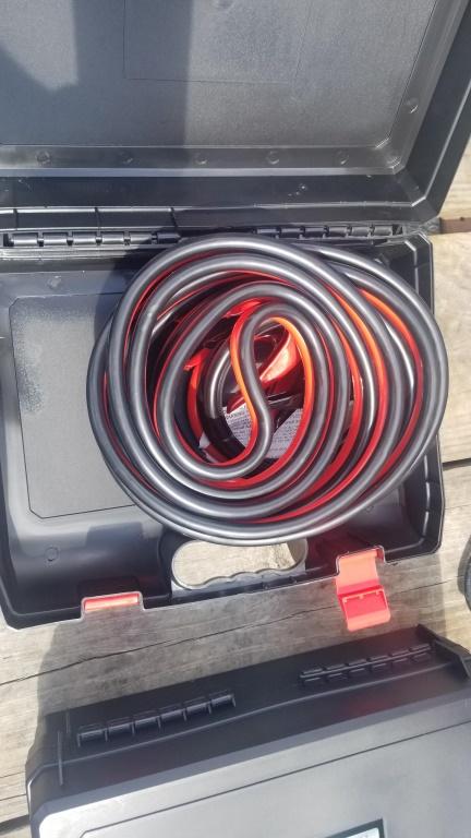 New 1 gauge booster cables