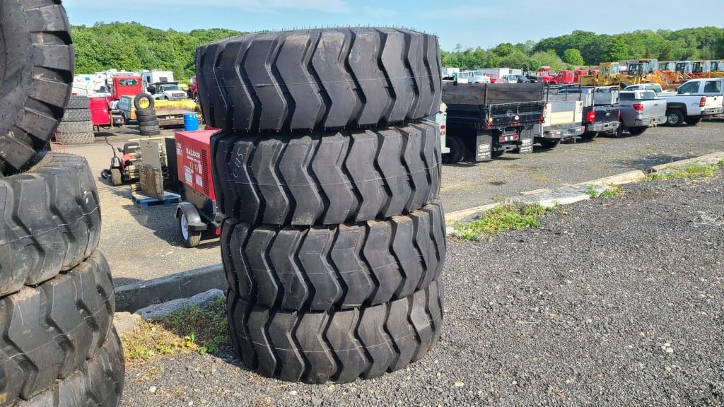 (4) 20.5-25 Loader Tires