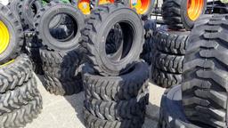 (4) Turbo 10-16.5 Skidsteer Tires