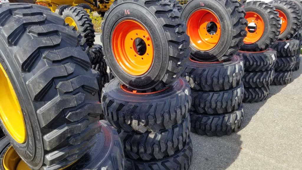 (4) Loadmax 12-16.5 Skidsteer Tires and rims