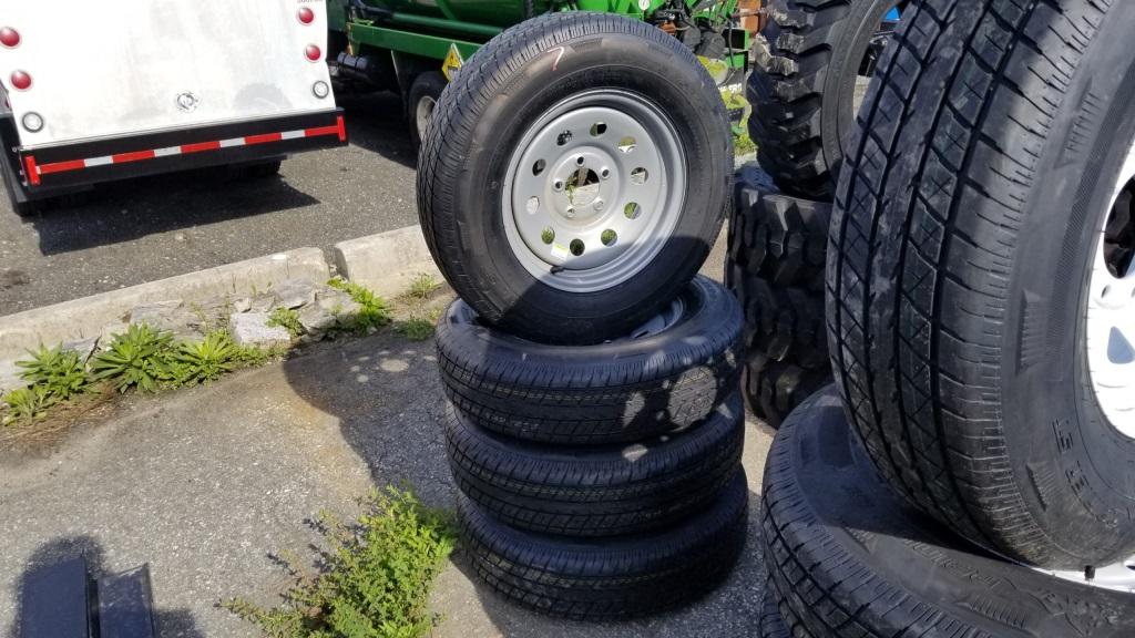 (4) Rainer St 205/75/15 Tires and Rims