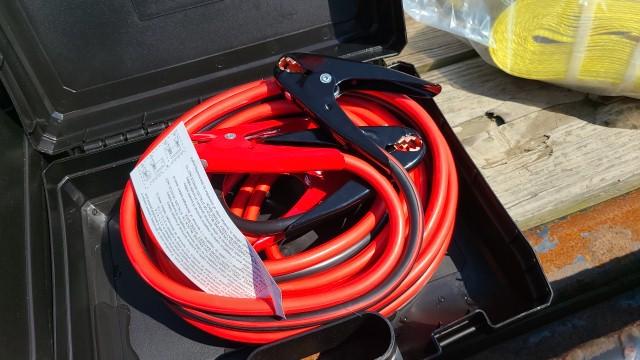 New Hd 25 Ft 1 Gauge Jumper Cables