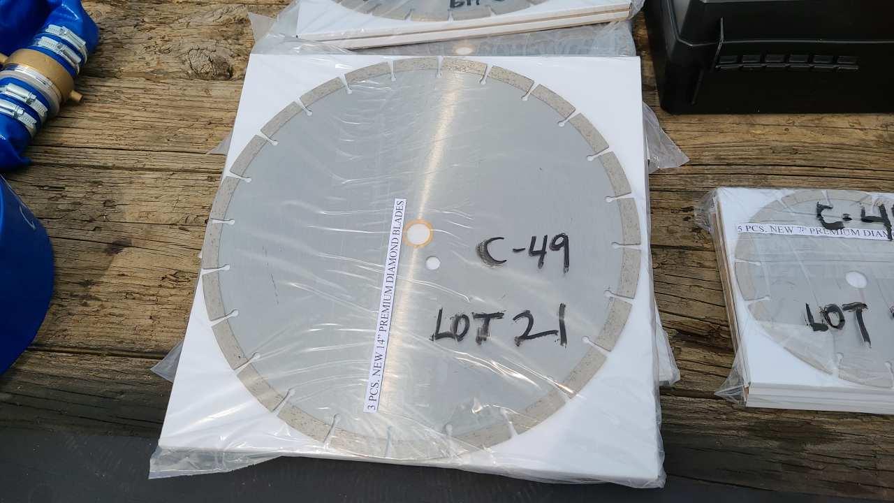 3 pc 14 inch diamond blades