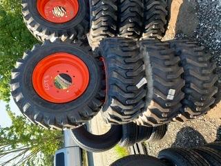 4 Camso Skidsteer Tires and Rims 12-16.5