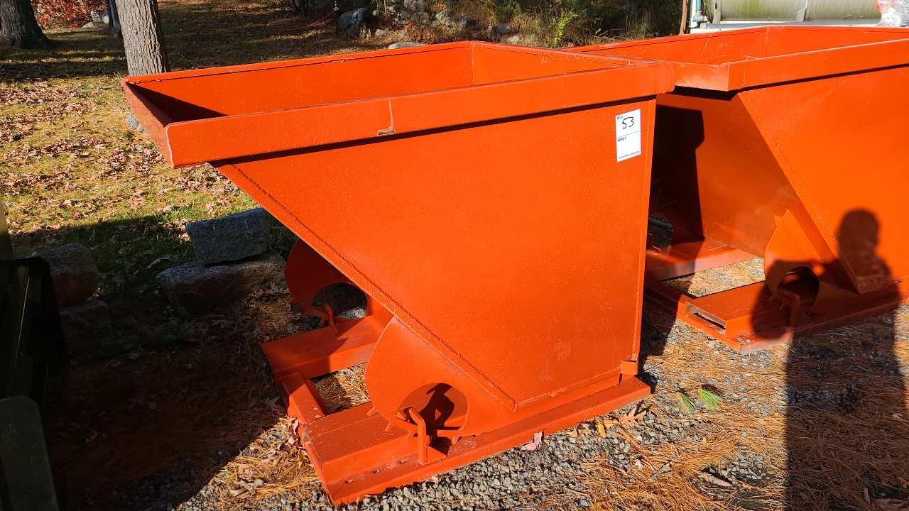 2 yrd self dumping hopper