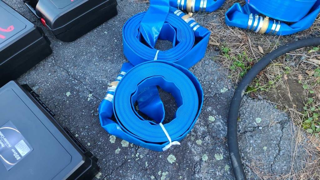 2x50 ft discharge hose