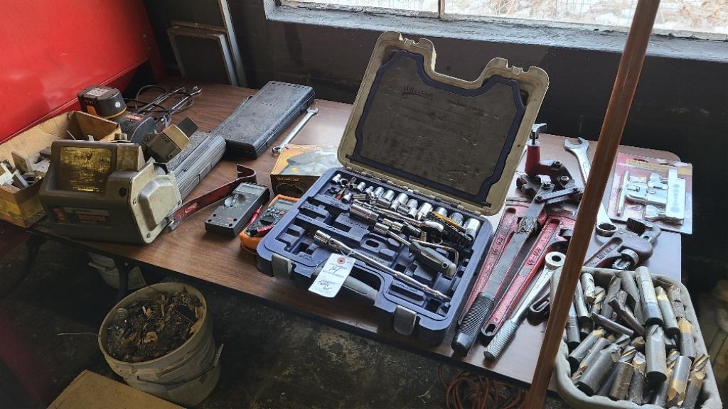 Assorted Tools and Wrenches