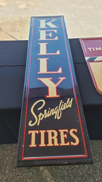 Vintage kelly tire sign