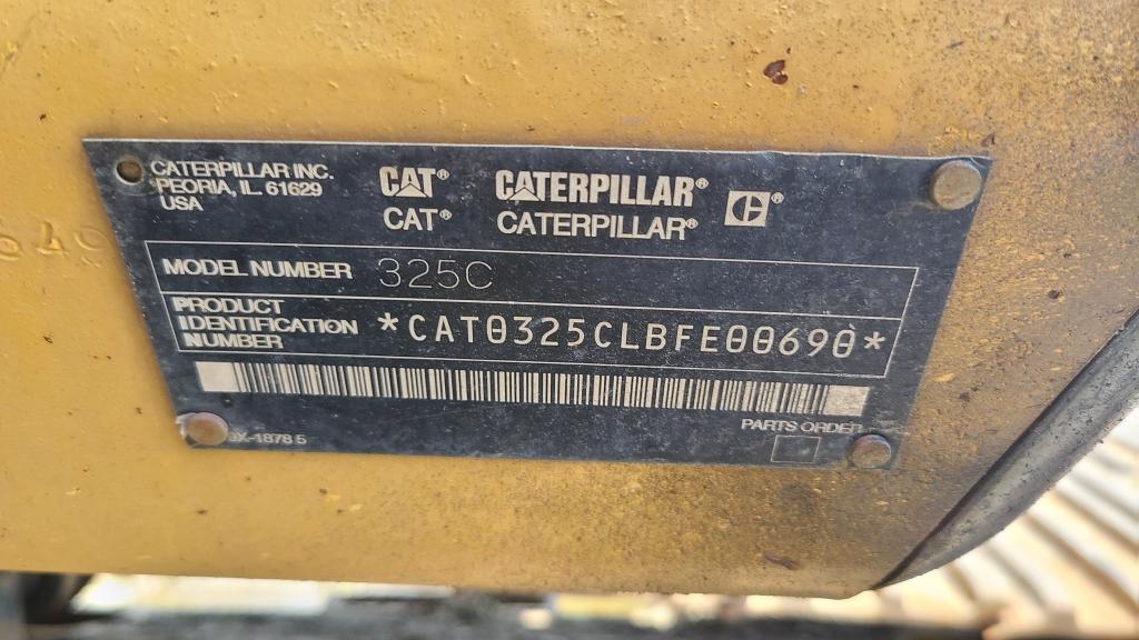 2003 Cat 325c excavator