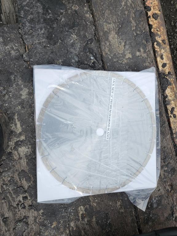 New 3 pcs 14in. Diamond blades