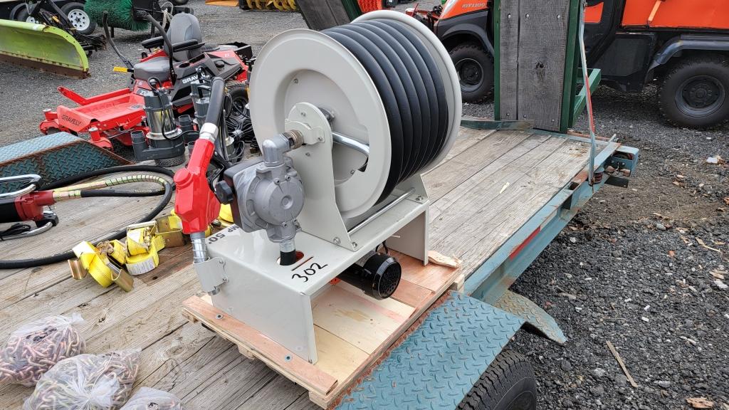 25 gpm diesel pump with 50 ft reel