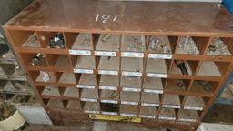 Nut and Bolt Cabinet with Contents