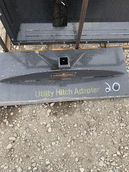 Skid steer utility hitch adapter