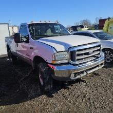 2003 Ford F350 with plow
