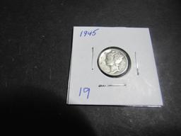 1945 MERCURY DIME