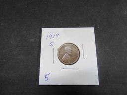 1919 S WHEAT PENNY