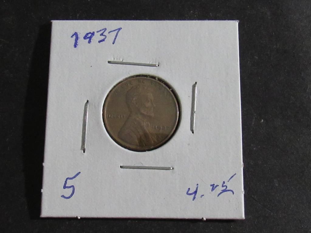 1937 WHEAT PENNY