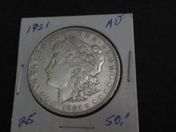 1921 MORGAN DOLLAR AU (Est: 50)