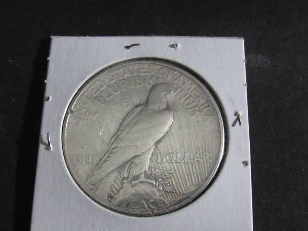 1922 PEACE DOLLAR CHOICE GEM BU+++PLUE (Est: $55)