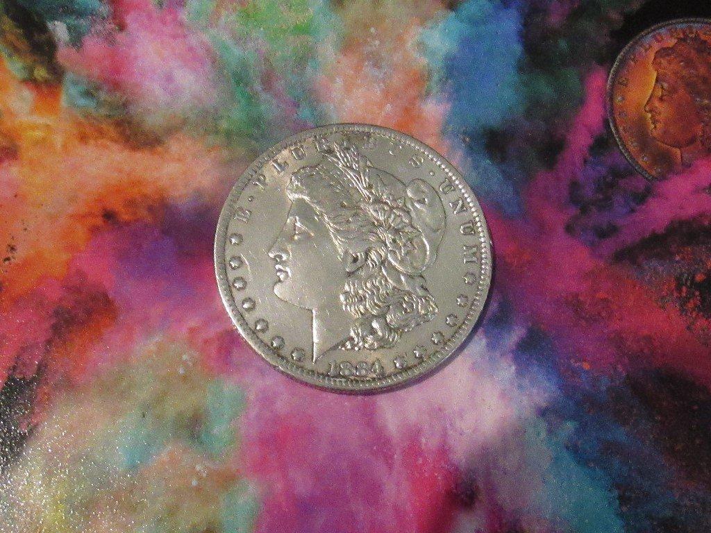 1884 O MORGAN DOLLAR GEM BU