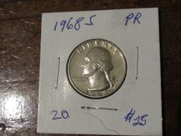 1968 S WASHINGTON QUARTER PR