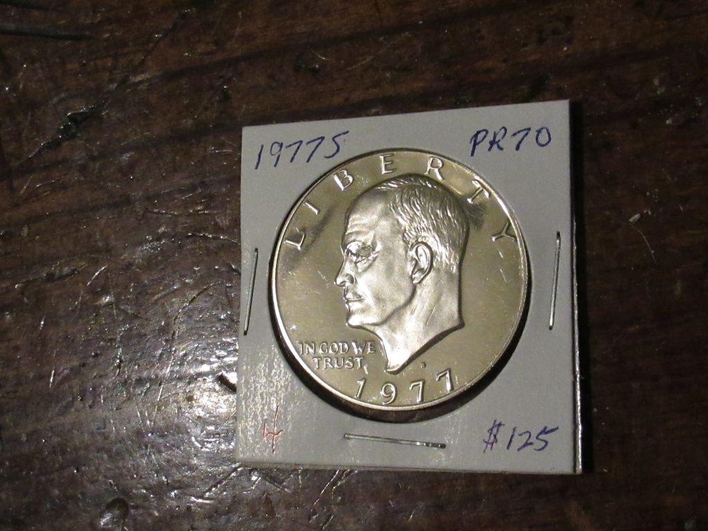 1977 S EISENHOWER DOLLAR DCAM PR70