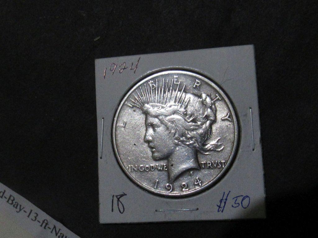 1924 PEACE DOLLAR Est: 50