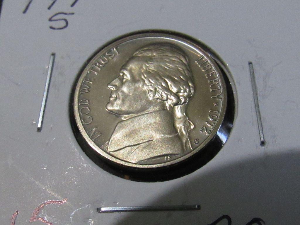 1972 S JEFFERSON NICKEL Est: 20-90