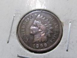 1899 INDIAN CENT XF Est: 12