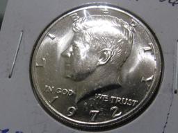 1972 D KENNEDY HALF DOLLAR BU Est: 35