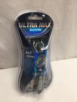 Ultra Max Mens Razor with 4 Refills