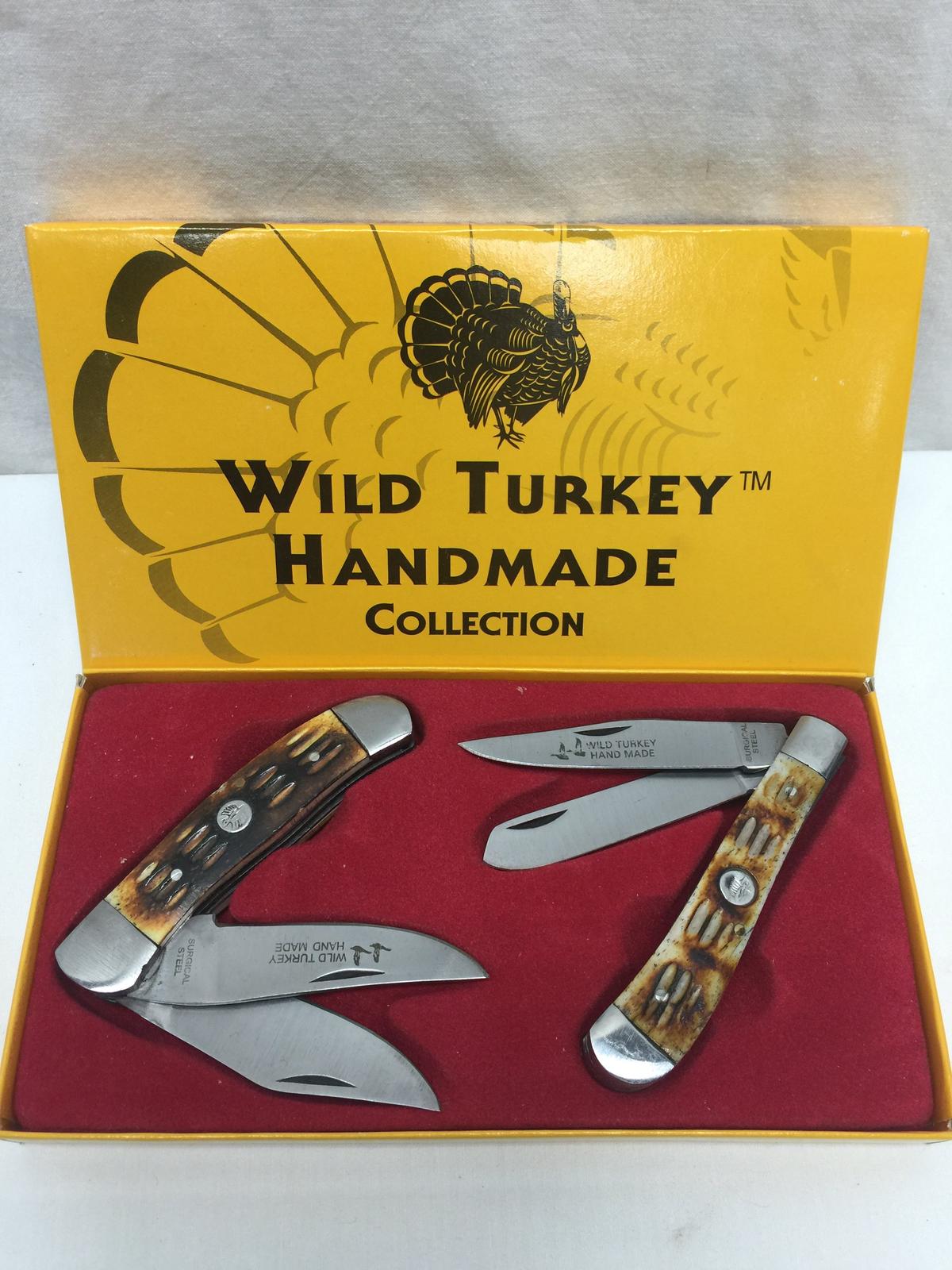 Wild Turkey HandMade Collection Pocket Knife Set