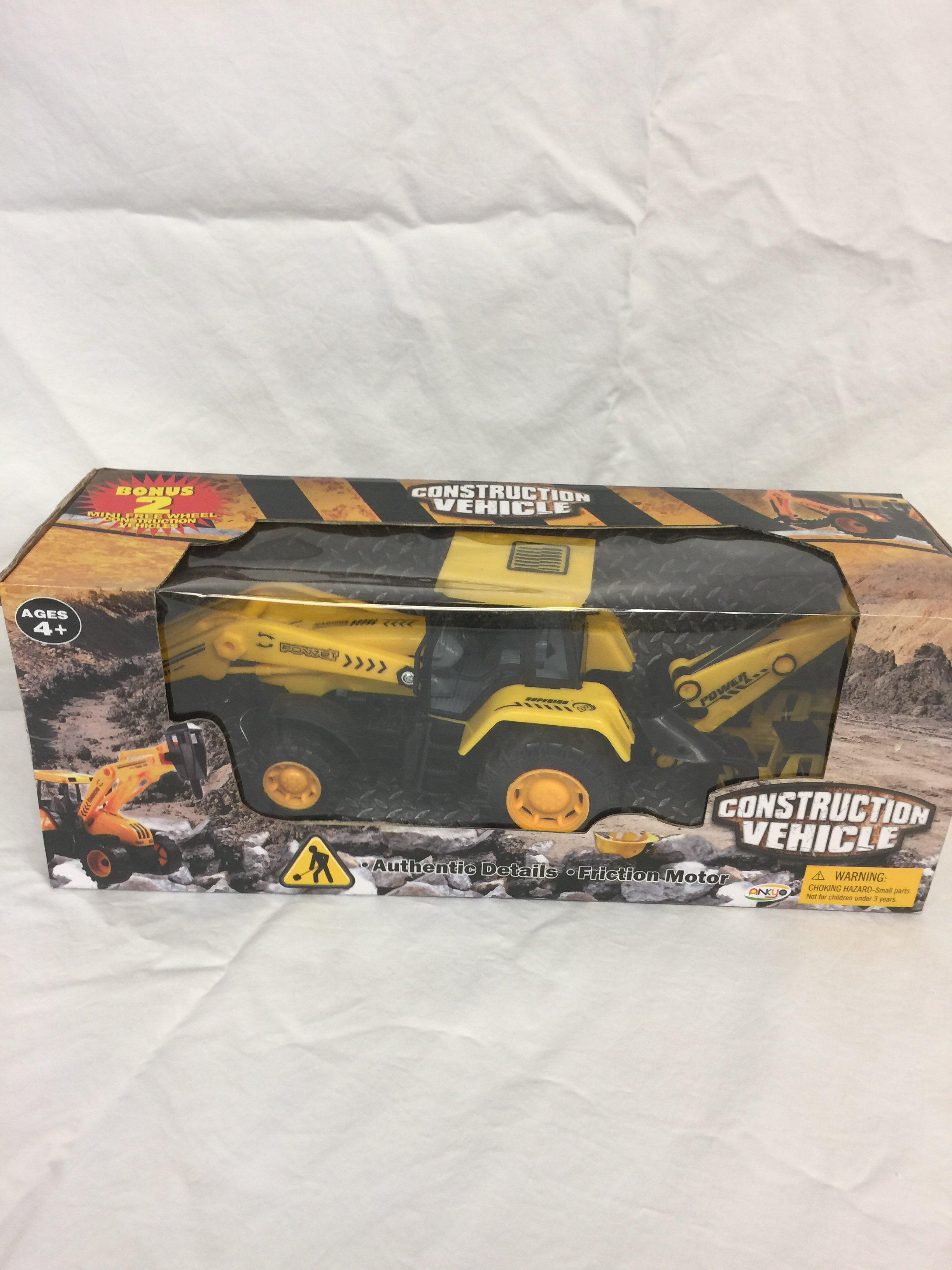 Construction Vehicle with Bonus Vehicles