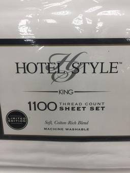 Hotel Style 1100 Thread Count King Sheet Set