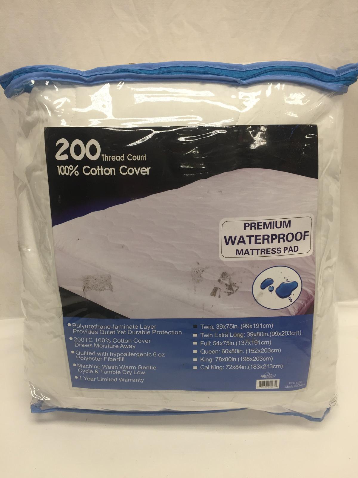 Premium Waterproof Mattress Pad (Twin)