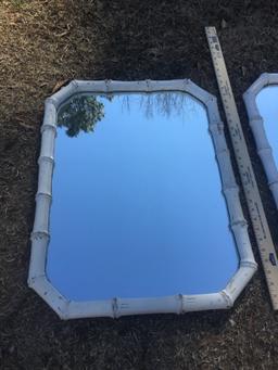 Pair of Heavy Décor Mirrors (Local Pick Up Only)