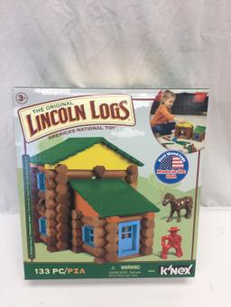 The Original Lincoln Logs 133 Piece River Falls Trading Post
