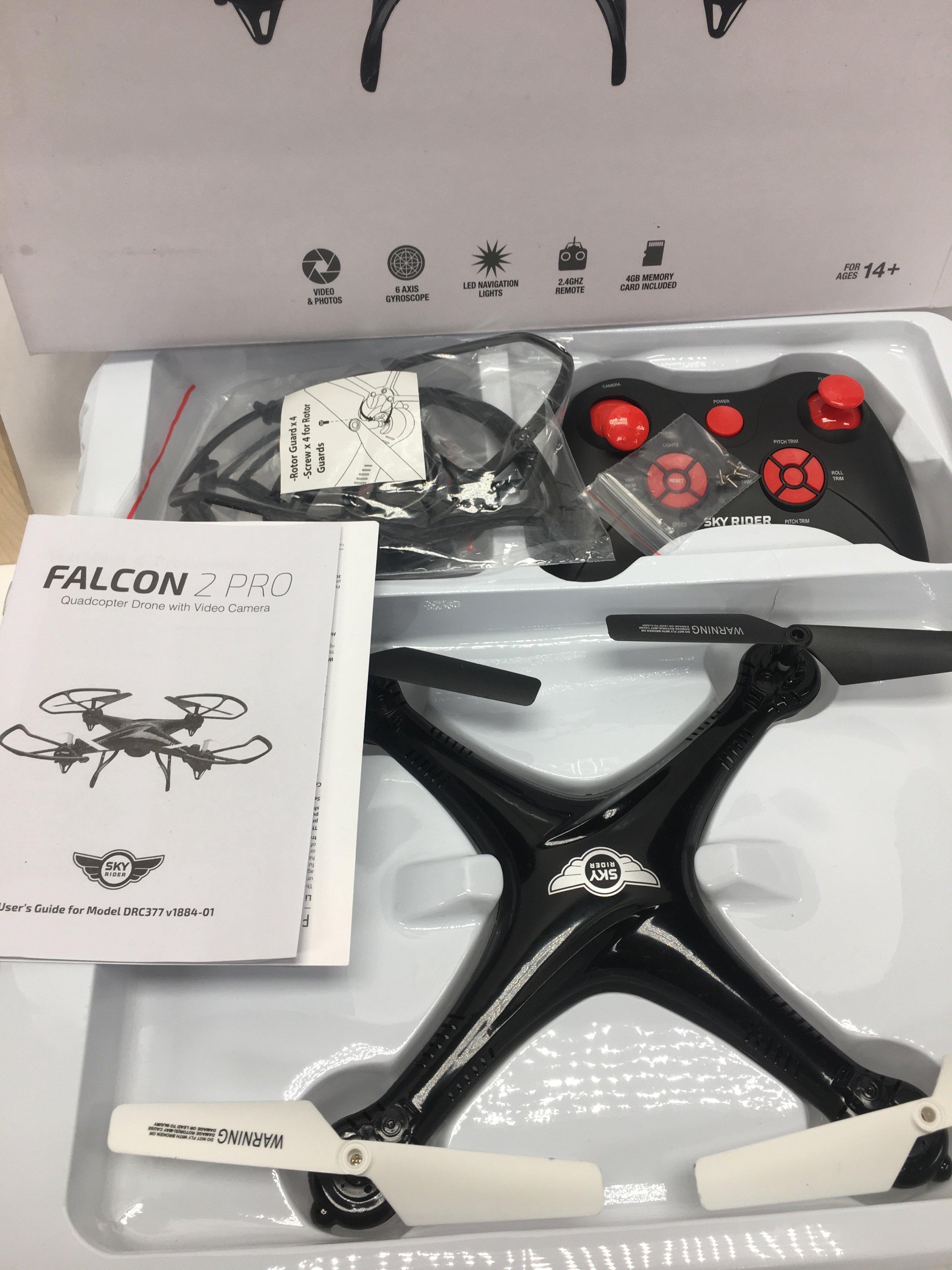 Sky Rider Falcon 2 Pro Quadcopter Drone with Video Camera
