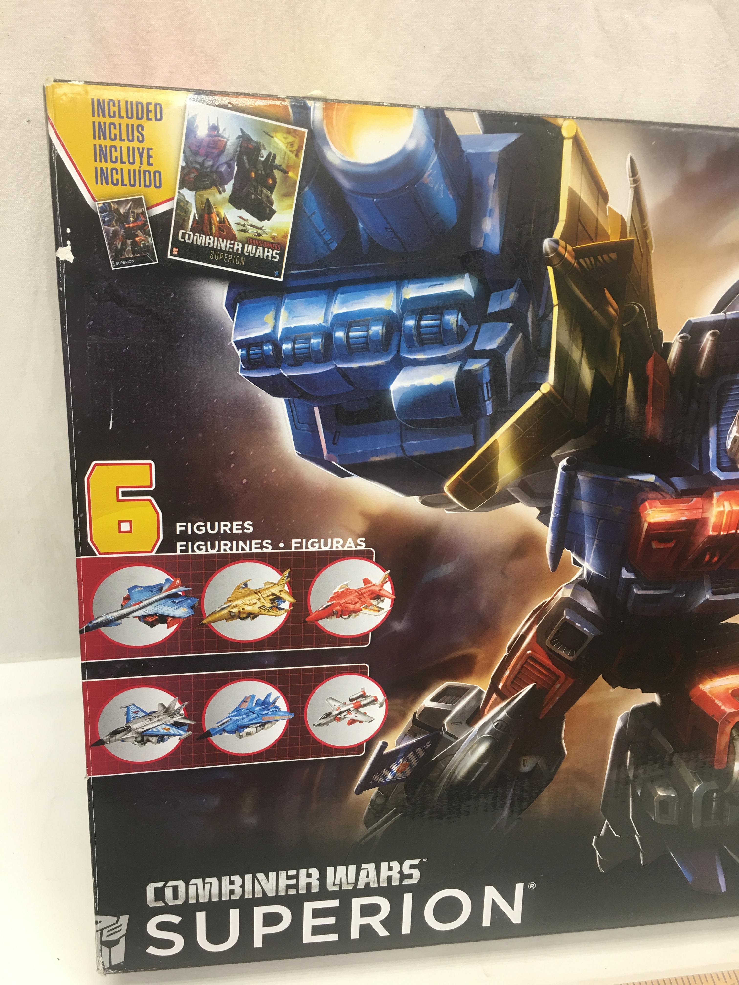Transformers Combiner Wars Superion 6 Figures Set with Poster