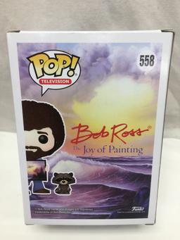 POP Bob Ross Joy of Painting #558 Bob Ross and Racoon Vinyl Figure