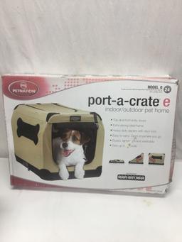 Pet Nation Model e Port a Crate/Indoor Outdoor Pet Home