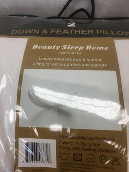 Beauty Sleep Home Down & Feather Pillow/Standard Size