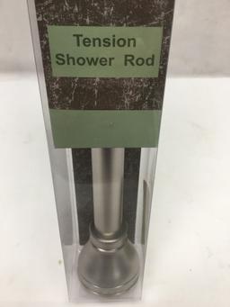 Decorative Tension Shower Rod/42" - 72" (Local Pick Up Only)